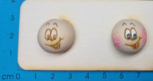 Lade das Bild in den Galerie-Viewer, 5er Set, Holzkugeln mit Gesicht (20mm)