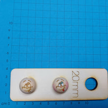 Lade das Bild in den Galerie-Viewer, 5er Set, Holzkugeln mit Gesicht (20mm)