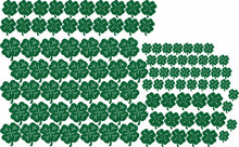 Lade das Bild in den Galerie-Viewer, 105-teiliges Streudeko-Set "Kleeblätter" in 3 verschiedenen Größen; Filz