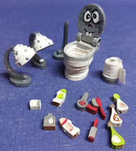 Lade das Bild in den Galerie-Viewer, Toilette, Fenster, Lampe und Zubehör für Puppenhaus