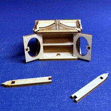 Lade das Bild in den Galerie-Viewer, Buffet (Oberteil), Wandregal und 1 Stuhl für Puppenhaus