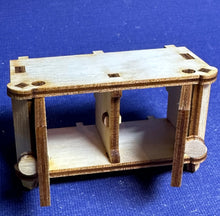 Lade das Bild in den Galerie-Viewer, Buffet (Unterteil), Wandregal und Bilderrahmen für Puppenhaus
