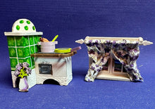 Lade das Bild in den Galerie-Viewer, Ofen und Doppelfenster für Puppenhaus