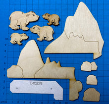 Lade das Bild in den Galerie-Viewer, Lichtschalter-Deko für eckige Lichtschalter (Wintereditionen)