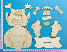 Lade das Bild in den Galerie-Viewer, Troll Frodl und Frieda