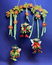 Lade das Bild in den Galerie-Viewer, Komplettset: Blätterbogen ca. 29cm mit Sommerelfe auf Schaukel