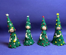 Lade das Bild in den Galerie-Viewer, Weihnachtsbaumelfen, 2er Set