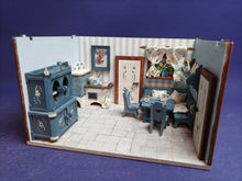 Lade das Bild in den Galerie-Viewer, Buffet (Oberteil), Wandregal und 1 Stuhl für Puppenhaus