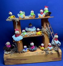 Lade das Bild in den Galerie-Viewer, Küken / Hühner zum Fädeln aus Filz, 6er Set