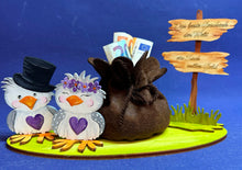 Lade das Bild in den Galerie-Viewer, Säckchen zum Nähen, Filz, Geldsack