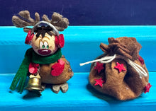 Lade das Bild in den Galerie-Viewer, Rentiere zum Fädeln aus Filz, 6er Set (verschiedene Farben)