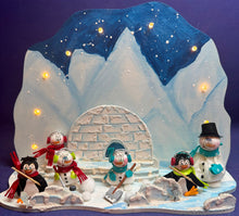 Lade das Bild in den Galerie-Viewer, Schneemänner zum Fädeln aus Filz, 3er Set, verschiedene Varianten