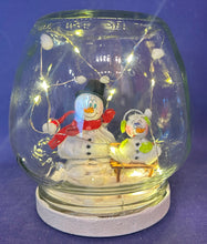 Lade das Bild in den Galerie-Viewer, Schneemänner zum Fädeln aus Filz, 6er Set