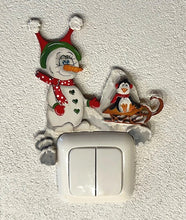 Lade das Bild in den Galerie-Viewer, Lichtschalter-Deko für abgerundete Lichtschalter (Wintereditonen)