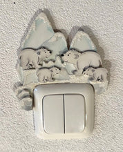 Lade das Bild in den Galerie-Viewer, Lichtschalter-Deko für abgerundete Lichtschalter (Wintereditonen)