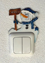 Lade das Bild in den Galerie-Viewer, Lichtschalter-Deko für abgerundete Lichtschalter (Wintereditonen)