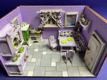 Lade das Bild in den Galerie-Viewer, Eckbank mit Tisch und Stuhl für Puppenhaus