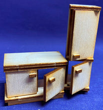 Lade das Bild in den Galerie-Viewer, Kühlschrank und Küchenschrank für Puppenhaus