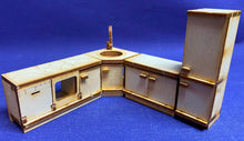Lade das Bild in den Galerie-Viewer, Kühlschrank und Küchenschrank für Puppenhaus
