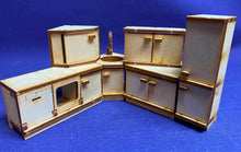 Lade das Bild in den Galerie-Viewer, Kühlschrank und Küchenschrank für Puppenhaus