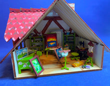 Lade das Bild in den Galerie-Viewer, Komplettset "Bastelzimmer" für Puppenhaus