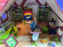 Lade das Bild in den Galerie-Viewer, Komplettset "Bastelzimmer" für Puppenhaus