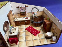 Lade das Bild in den Galerie-Viewer, Komplettset "Badezimmer" für Puppenhaus