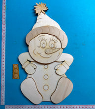 Lade das Bild in den Galerie-Viewer, Schneemannfrau "Yuki" für Zaun