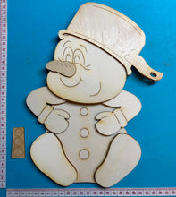 Lade das Bild in den Galerie-Viewer, Schneemann mit Topf für Zaun