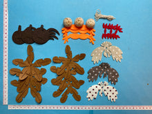 Lade das Bild in den Galerie-Viewer, Gockel aus Filz zum Fädeln (weiss oder braun)