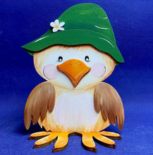 Lade das Bild in den Galerie-Viewer, Vögel mit Hut zum Stellen (verschiedene Varianten)