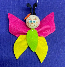Lade das Bild in den Galerie-Viewer, Schmetterlinge aus Filz (6er Set)