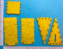 Lade das Bild in den Galerie-Viewer, Käsestück, Bausatz, als Spardose für Geldgeschenk