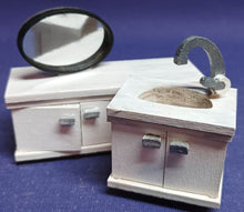 Lade das Bild in den Galerie-Viewer, Komplettset "Badezimmer" für Puppenhaus