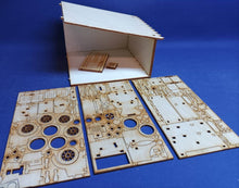 Lade das Bild in den Galerie-Viewer, Komplettset "'Werkstatt mit Auto" für Puppenhaus