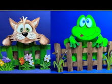 Laden und Abspielen von Videos im Galerie-Viewer, Frosch für Zaun