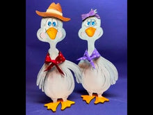 Laden und Abspielen von Videos im Galerie-Viewer, Gänsefamilie, 5er Set, zum Stellen