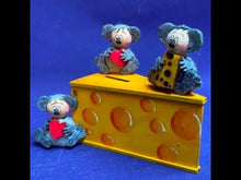 Laden und Abspielen von Videos im Galerie-Viewer, Käsestück, Bausatz, als Spardose für Geldgeschenk