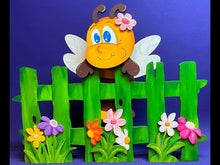 Laden und Abspielen von Videos im Galerie-Viewer, Biene für Zaun