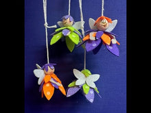 Laden und Abspielen von Videos im Galerie-Viewer, kleine Blumenelfen aus Filz (verschiedene Ausführungen)