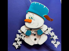 Laden und Abspielen von Videos im Galerie-Viewer, Schneemann mit Topf für Zaun