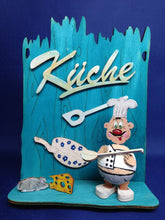 Lade das Bild in den Galerie-Viewer, Schriftzug "Küche" aus Holz