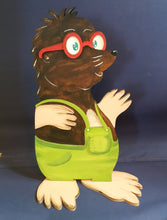 Lade das Bild in den Galerie-Viewer, Maulwurf als Standfigur aus Holz