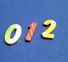 Lade das Bild in den Galerie-Viewer, Zahlen: Blockschrift in Größe und Ziffer wählbar