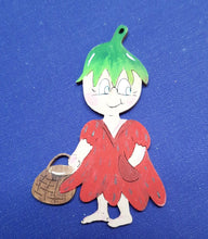 Lade das Bild in den Galerie-Viewer, Blumenkind mit Korb aus Holz