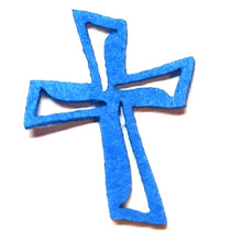 Lade das Bild in den Galerie-Viewer, Kreuz mit Ausschnitte, Filz