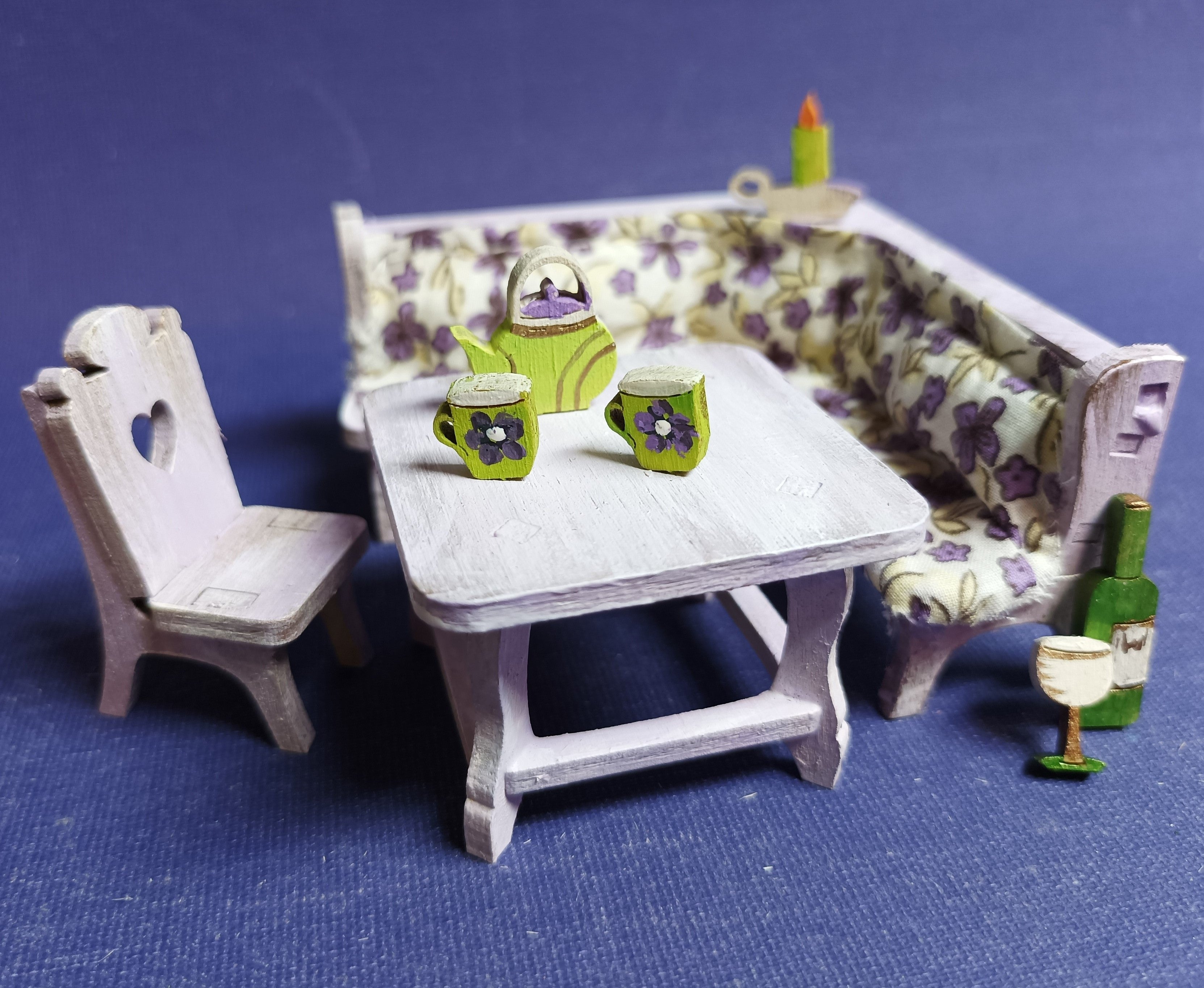 Mini-Blumentopf Aus Holz Für Puppenhäuser – 1:12, Detailgetreu & Dekorativ