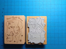 Lade das Bild in den Galerie-Viewer, Stempel "Eisbärmama mit Baby" 7 cm Stempel für Hochzeit, Eisbär Stempel, Stempel für Geschenke, Stempeln, Stempelideen, Stempel für Holz, Stempel für scrapbooking, Stempel mit Holzgriff, Stempel für Kartengestaltung, Stempel für Kinder, SPG 3707