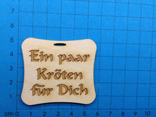 Lade das Bild in den Galerie-Viewer, Schilder aus Holz mit Gravur ca. 5cm