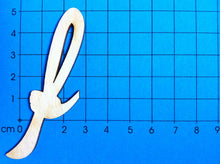 Lade das Bild in den Galerie-Viewer, Buchstaben in Schreibschrift 5cm aus Holz